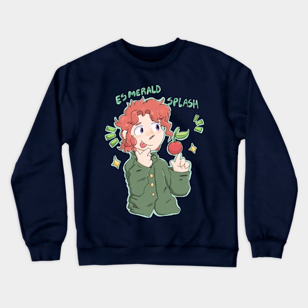 Kakyoin Fanart Crewneck Sweatshirt by wonsanin